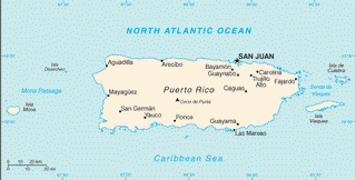 Kaart Puerto Rico