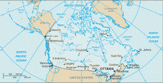 Kaart Canada