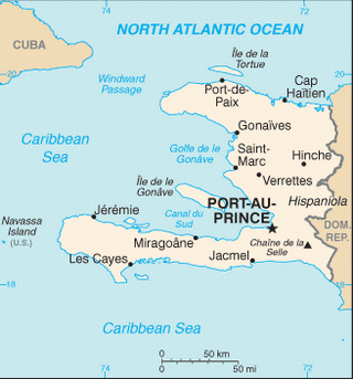 Kaart Haïti