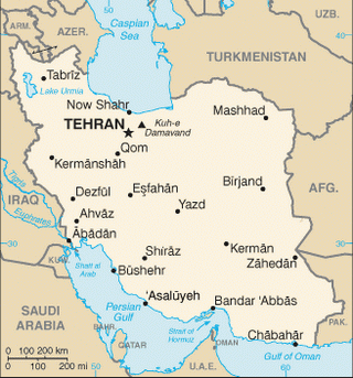 Kaart Iran