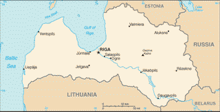 Kaart Letland