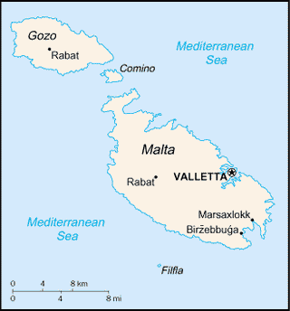 Kaart Malta