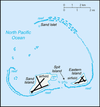 Kaart Midway-eilanden