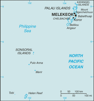 Kaart Palau