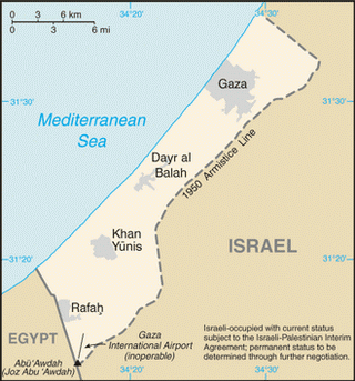 Kaart Palestijnse Autoriteit