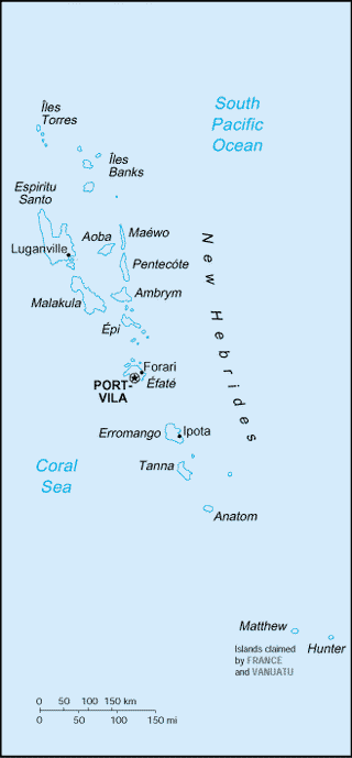 Kaart Vanuatu